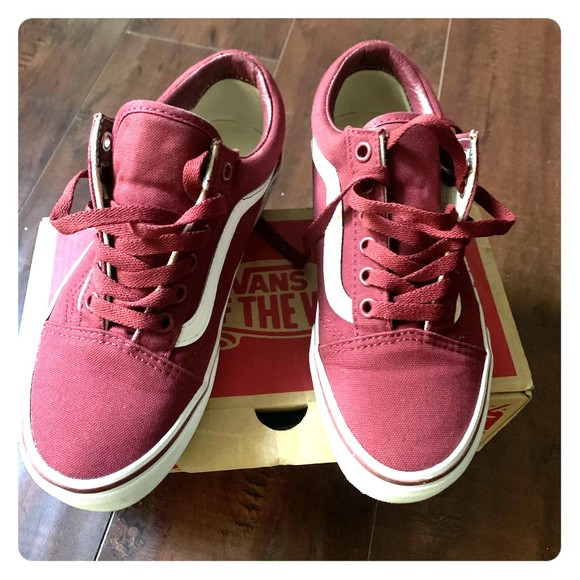 Vans Shoes - Burgundy Vans ladies